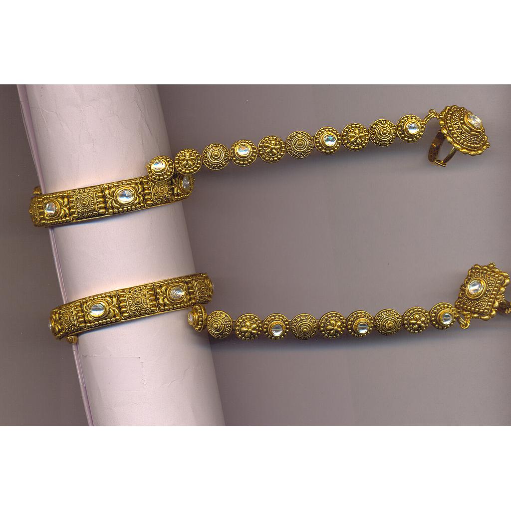 GOLD BANGLE ANTIQUE FANCY
