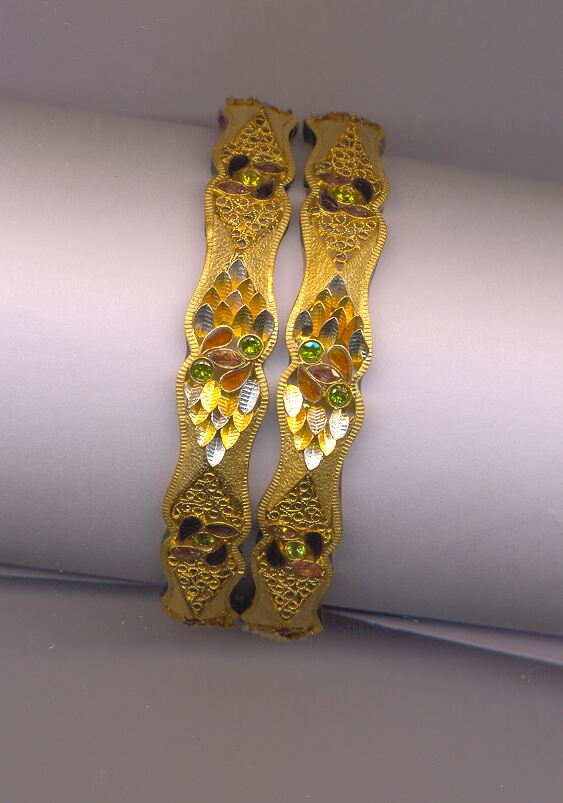 GOLD BANGLE ANTIQUE FANCY