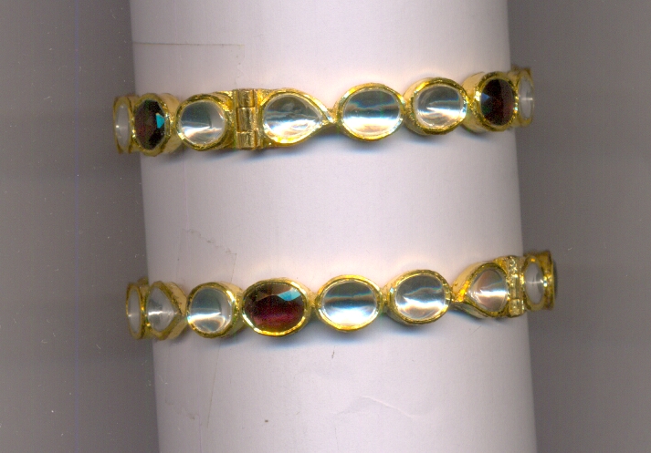 GOLD BANGLE KUNDAN