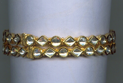GOLD BANGLE KUNDAN EXCLUSIVE