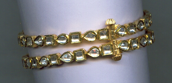 GOLD BANGLE KUNDAN EXCLUSIVE