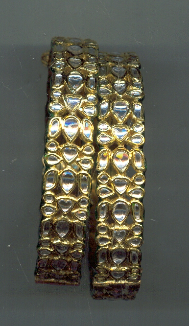 GOLD BANGLE KUNDAN EXCLUSIVE