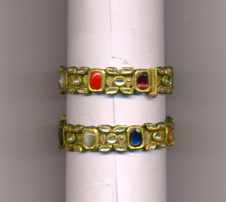 GOLD BANGLE KUNDAN EXCLUSIVE