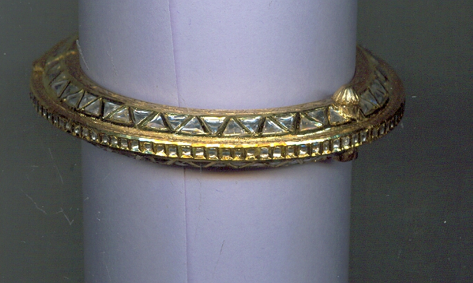 GOLD BANGLE KUNDAN EXCLUSIVE
