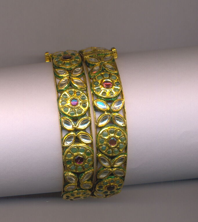 GOLD BANGLE KUNDAN GENERAL