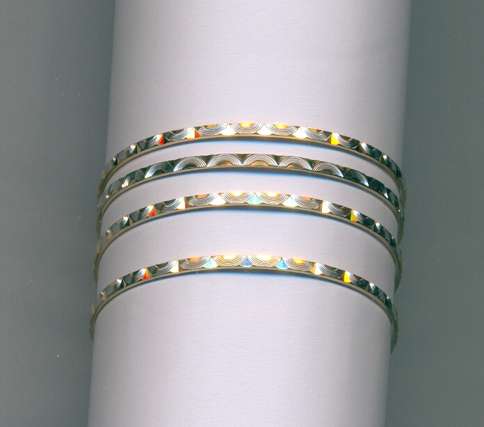 GOLD BANGLE MACHINE CUTTING FANCY