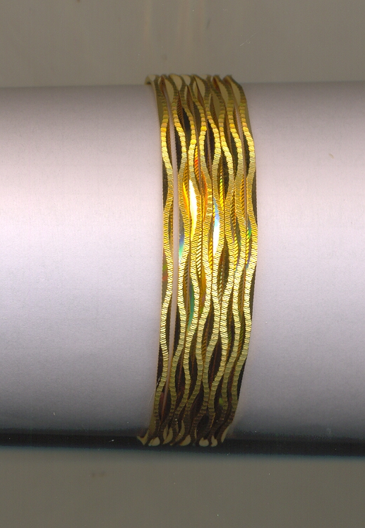 GOLD BANGLE MACHINE CUTTING FANCY