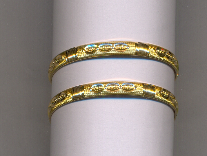 GOLD BANGLE MACHINE CUTTING FANCY
