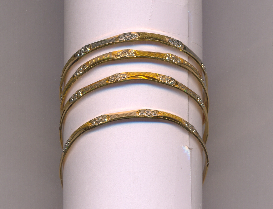 GOLD BANGLE MACHINE CUTTING FANCY