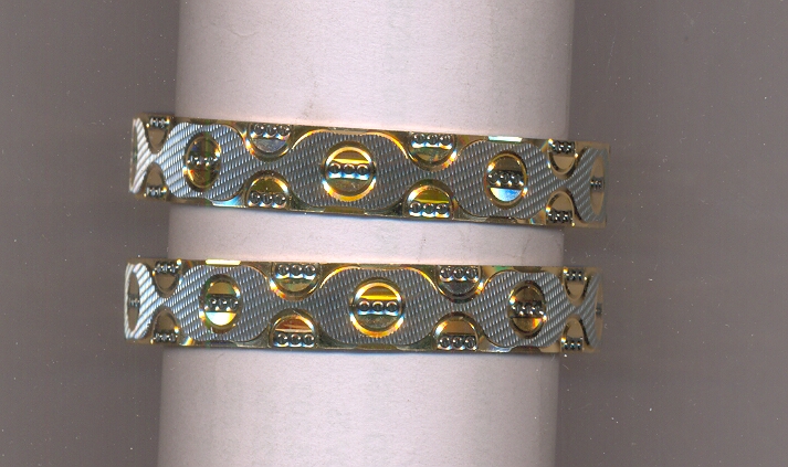 GOLD BANGLE MACHINE CUTTING FANCY