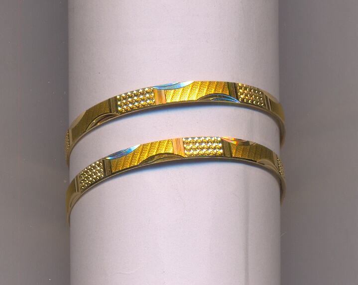GOLD BANGLE MACHINE CUTTING FANCY