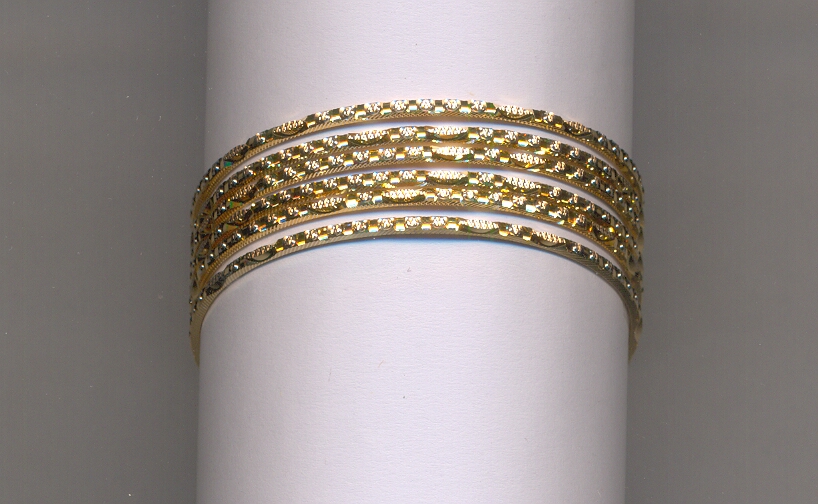 GOLD BANGLE MACHINE CUTTING FANCY