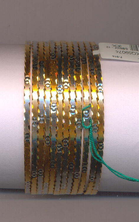 GOLD BANGLE MACHINE CUTTING FANCY