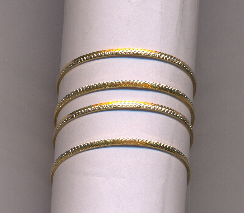 GOLD BANGLE MACHINE CUTTING FANCY
