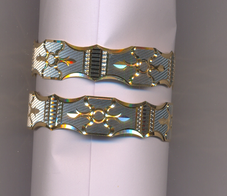 GOLD BANGLE MACHINE CUTTING FANCY