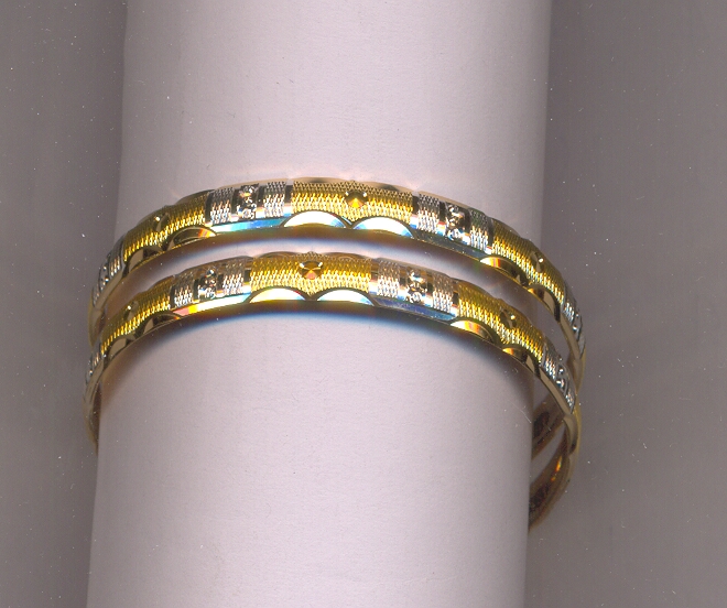 GOLD BANGLE MACHINE CUTTING FANCY
