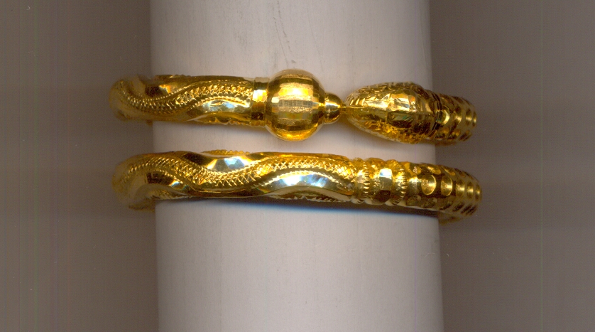 GOLD BANGLE PLAIN FANCY
