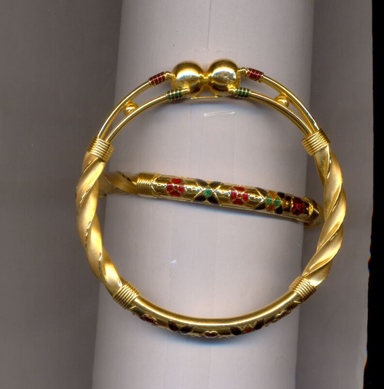 GOLD BANGLE PLAIN FANCY