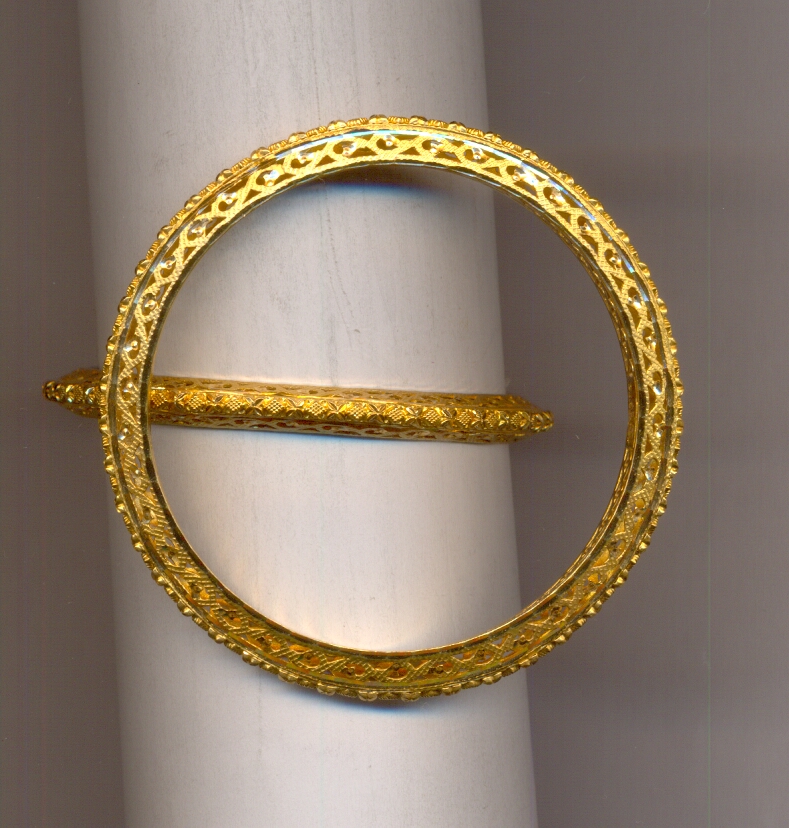 GOLD BANGLE PLAIN FANCY