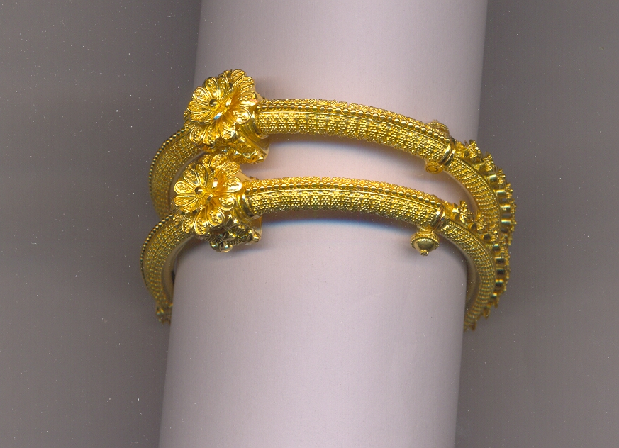 GOLD BANGLE PLAIN FANCY