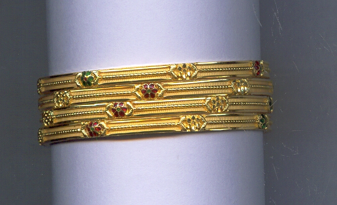 GOLD BANGLE PLAIN FANCY