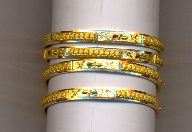 GOLD BANGLE PLAIN FANCY