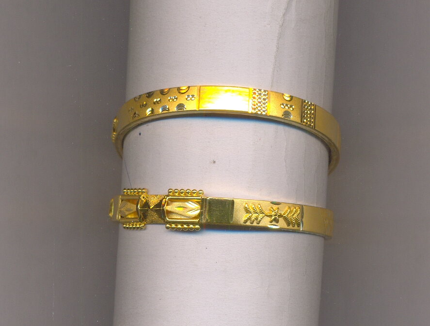 GOLD BANGLE PLAIN FANCY