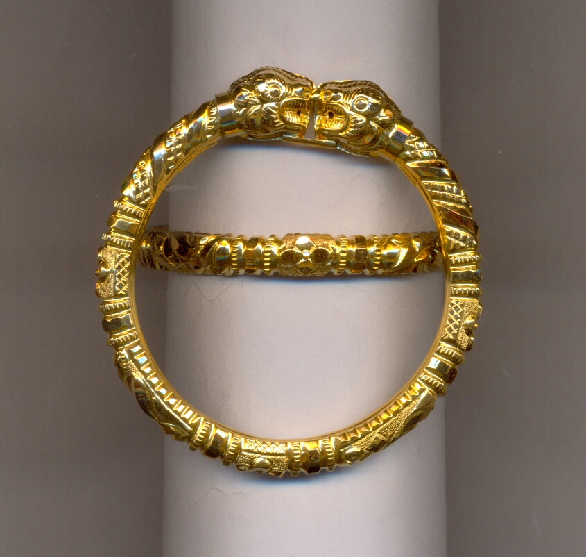 GOLD BANGLE PLAIN FANCY