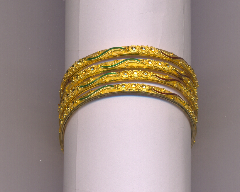 GOLD BANGLE PLAIN FANCY
