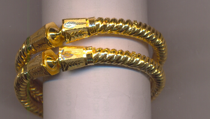 GOLD BANGLE PLAIN FANCY