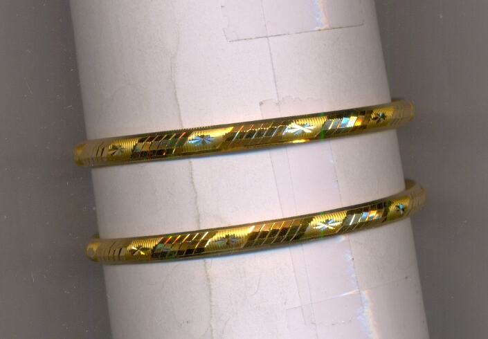 GOLD BANGLE PLAIN FANCY