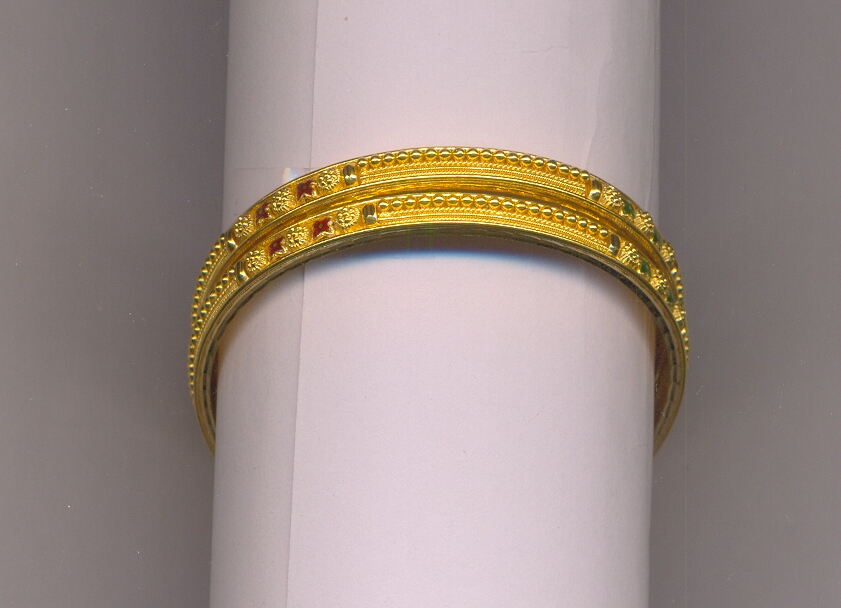 GOLD BANGLE PLAIN FANCY