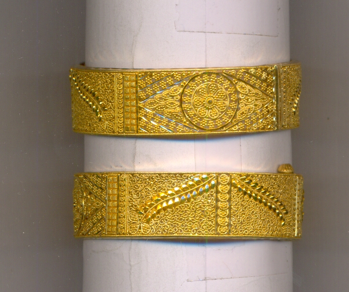 GOLD BANGLE PLAIN FANCY