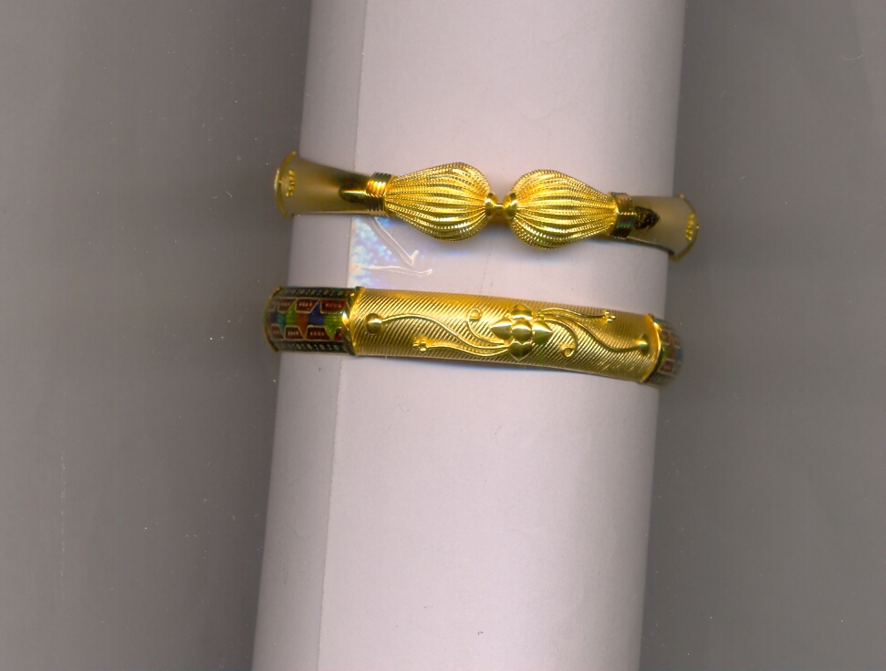 GOLD BANGLE PLAIN FANCY