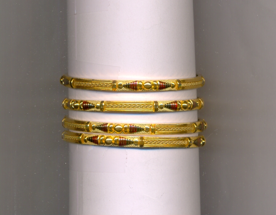 GOLD BANGLE PLAIN FANCY