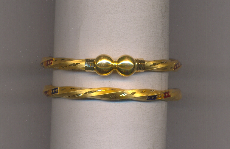 GOLD BANGLE PLAIN FANCY