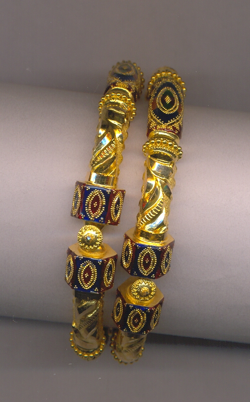 GOLD BANGLE PLAIN FANCY