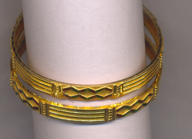GOLD BANGLE PLAIN FANCY