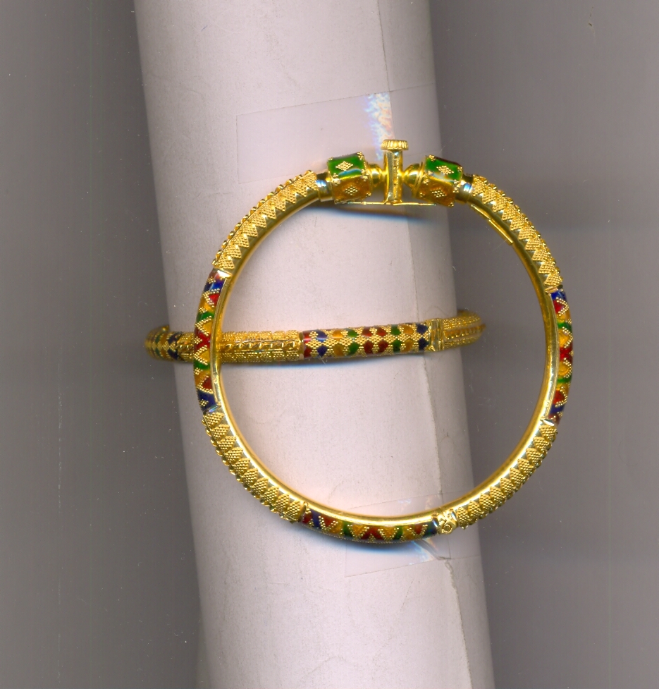 GOLD BANGLE PLAIN FANCY