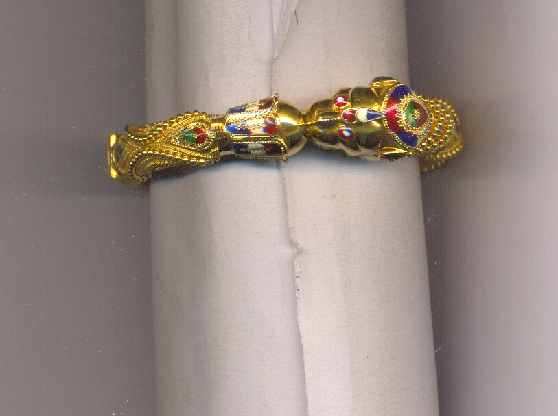 GOLD BANGLE PLAIN FANCY