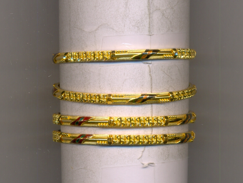 GOLD BANGLE PLAIN FANCY