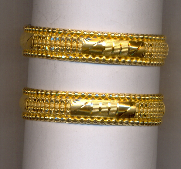 GOLD BANGLE PLAIN FANCY