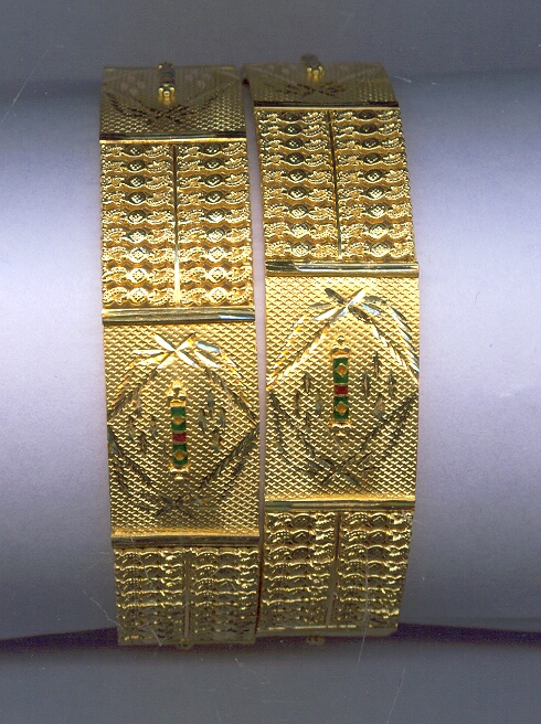 GOLD BANGLE PLAIN FANCY