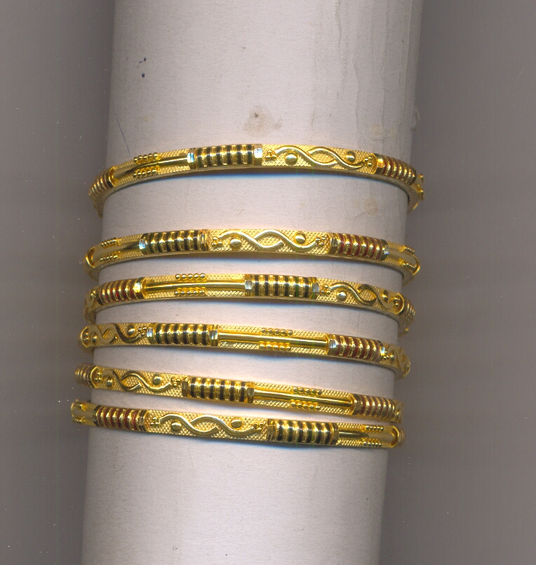 GOLD BANGLE PLAIN FANCY