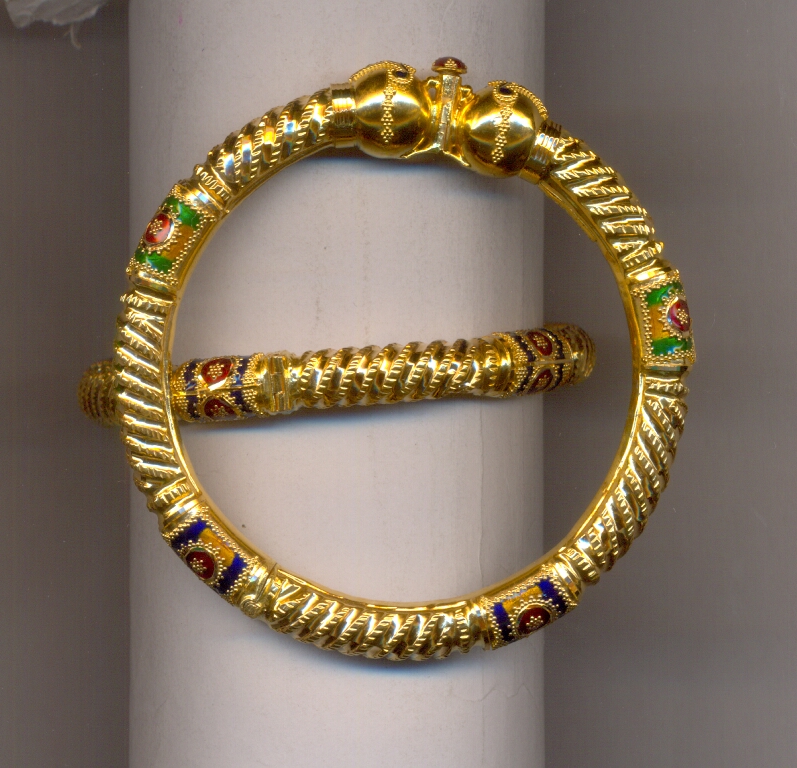 GOLD BANGLE PLAIN FANCY