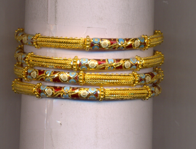 GOLD BANGLE PLAIN FANCY