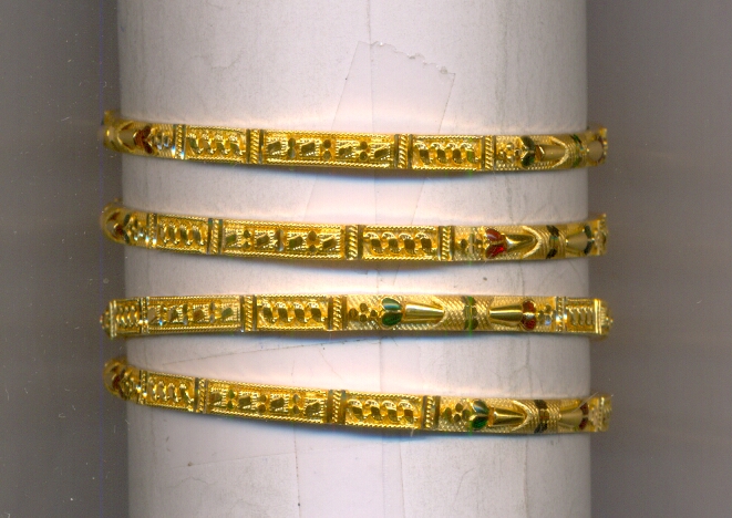 GOLD BANGLE PLAIN FANCY