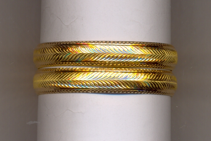 GOLD BANGLE PLAIN FANCY