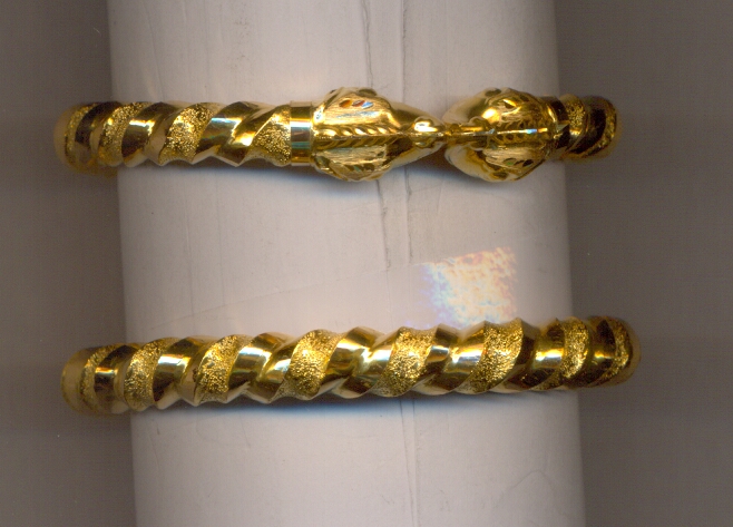 GOLD BANGLE PLAIN FANCY