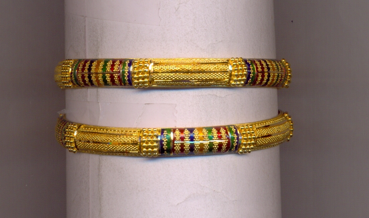 GOLD BANGLE PLAIN FANCY